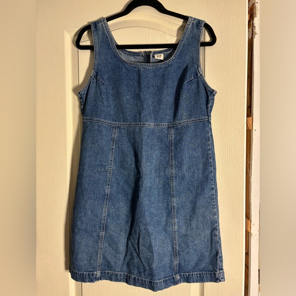 Vintage short GAP denim dress - size L/M